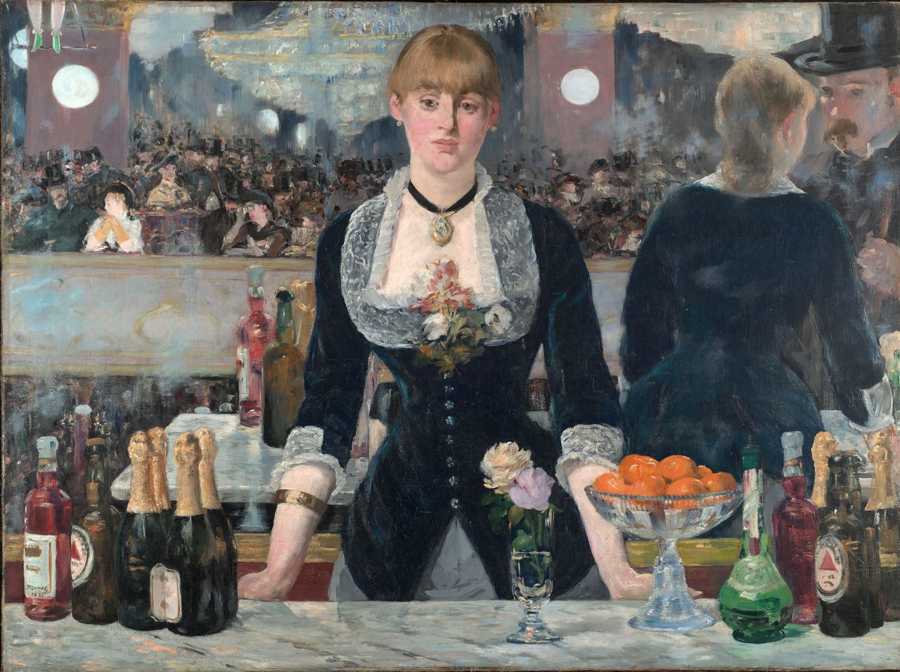 A Bar at the Folies-Bergère (1882), Edouard Manet in the Courtauld Gallery, London
