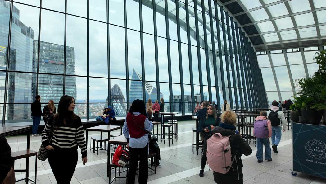Inside the Sky Garden (Photo © 2025 Rover Media)