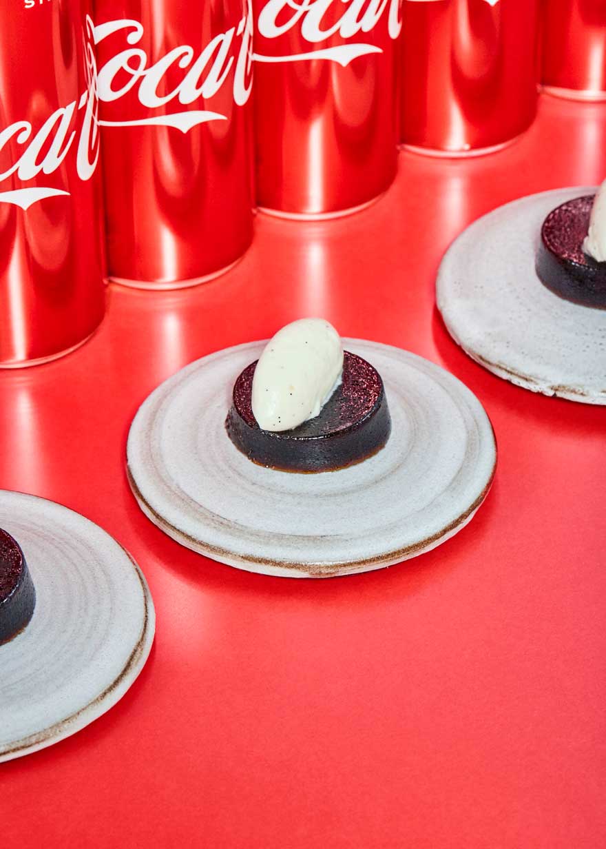 Coca-Cola Jelly is part of the Andy Warhol-inspired menu available at the level nine restaurant at the Tate Modern. (Photo: Rob Billington)