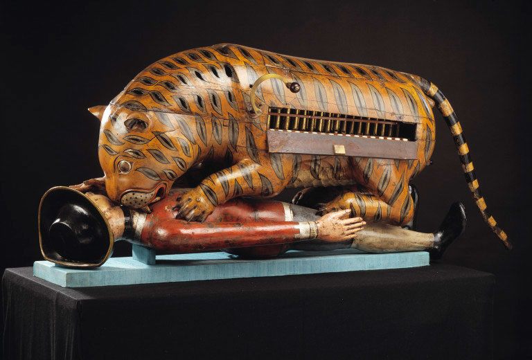 Tipu's Tiger from Victoria and Albert Museum (Photo: Victoria and Albert Museum http://collections.vam.ac.uk/item/O61949/mechanical-organ-automaton-tippoos-tiger/)