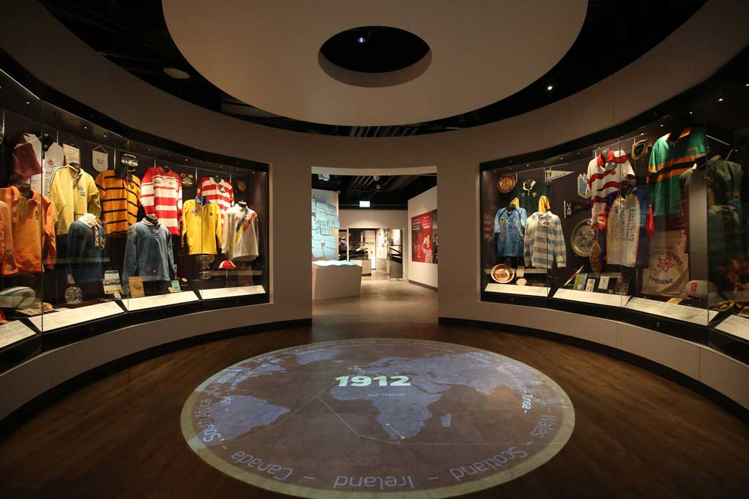 Inside the World Rugby Museum at Twickenham Stadium (Photo: World Rugby Museum)