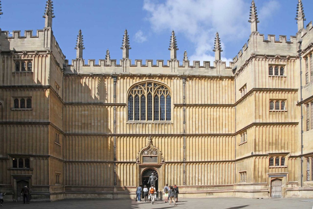 The Bodleian Library at Oxford University in Oxford, Oxfordshire