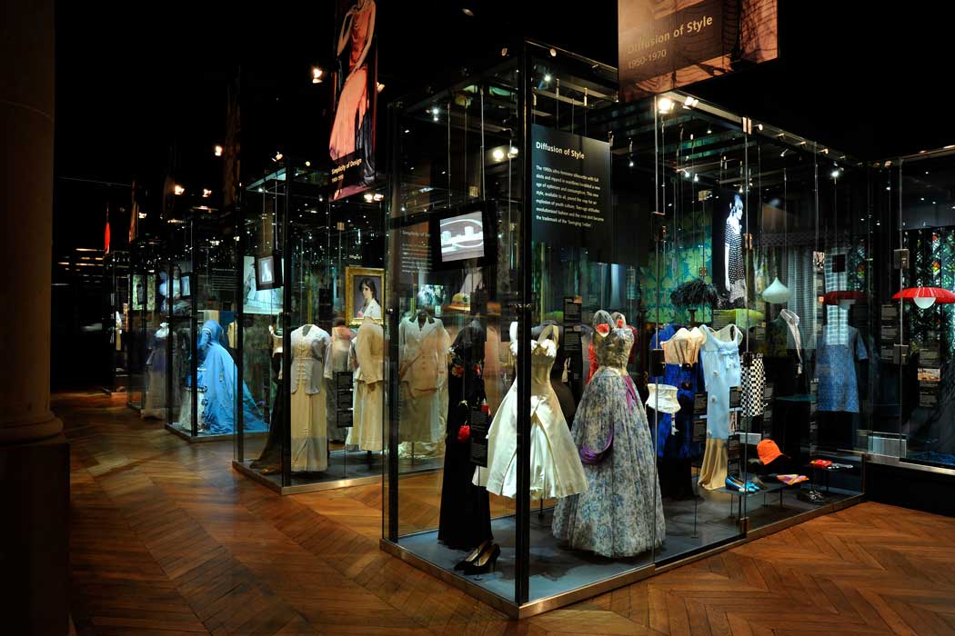 The museum's Fashion and Textile Gallery. (Photo: Bowes Museum)