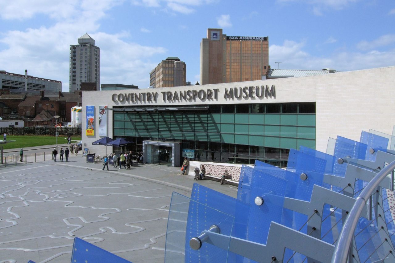 Coventry Transport Museum in Coventry (Photo: Jim Linwood [CC BY-SA 2.0], from Wikipedia)