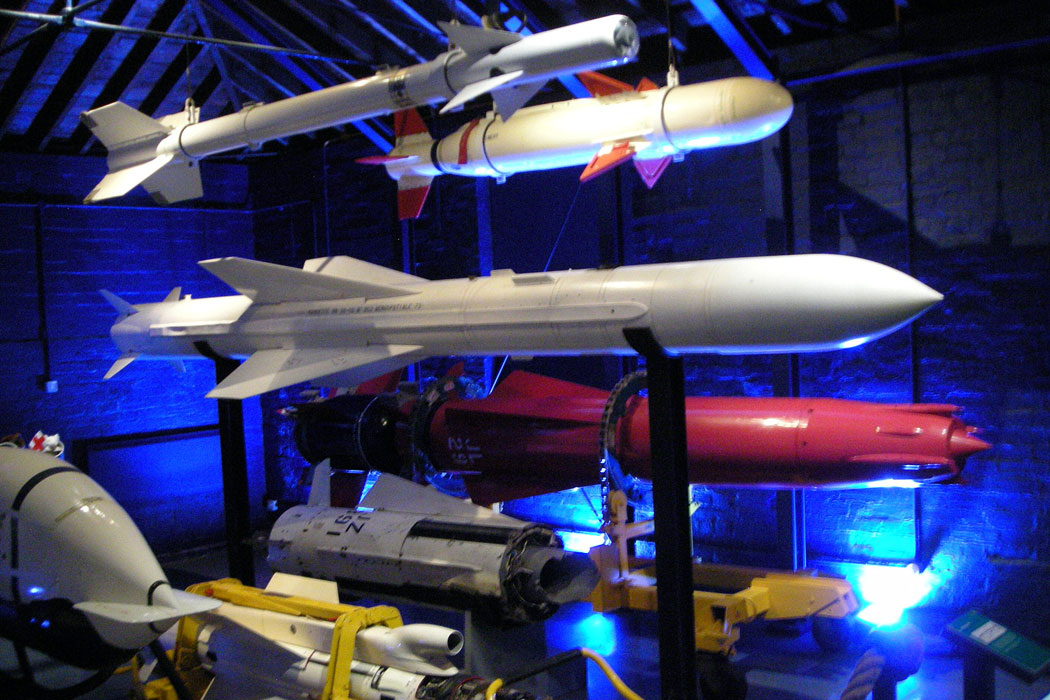 Missiles at Explosion! Museum of Naval Firepower in Gosport near Portsmouth, Hampshire (Photo: Mark Percy [CC BY-SA 2.0])
