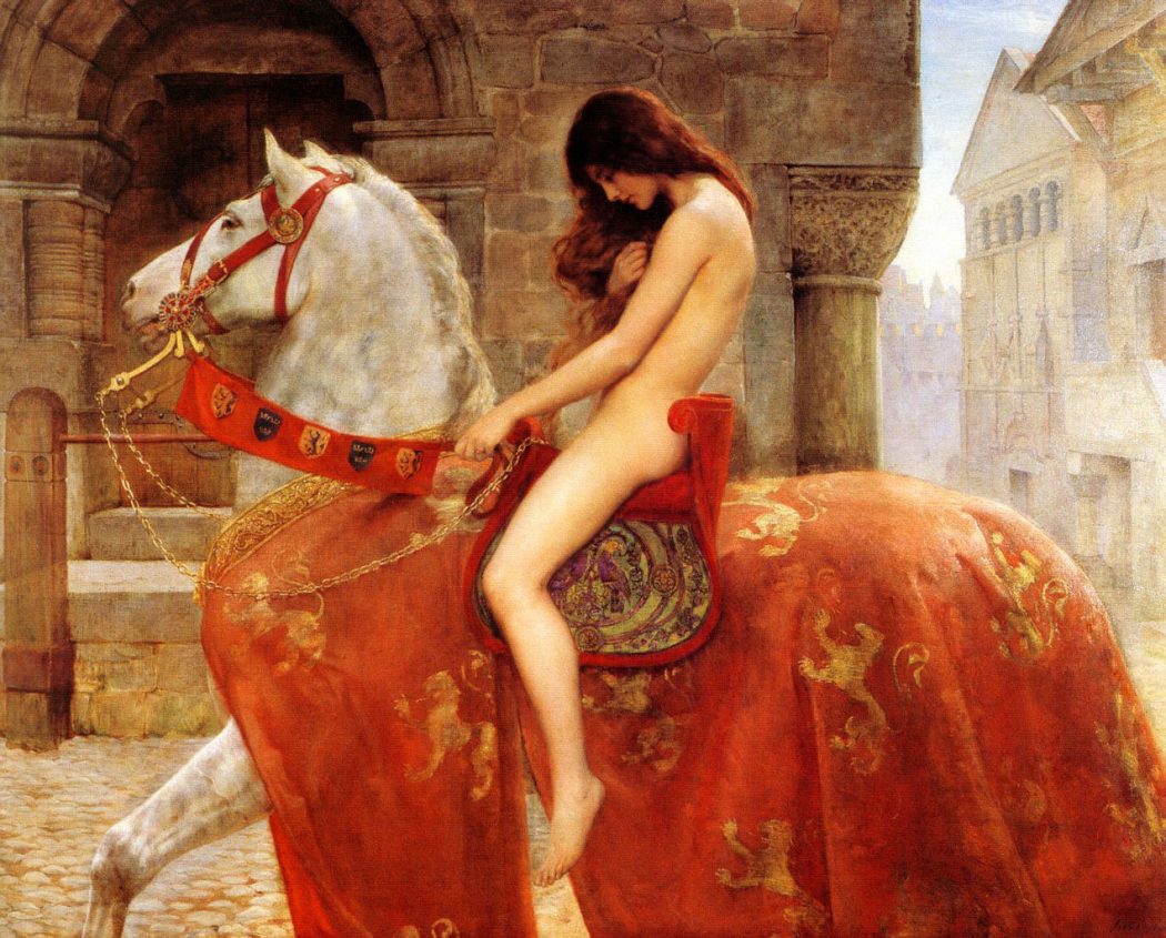 Lady Godiva (circa 1897) by John Collier at the Herbert Museum and Art Gallery in Coventry