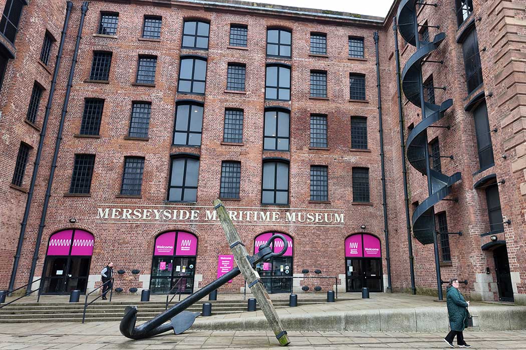 The Merseyside Maritime Museum is in the heart of Albert Dock in Liverpool. (Photo © 2024 Rover Media Pty Ltd)