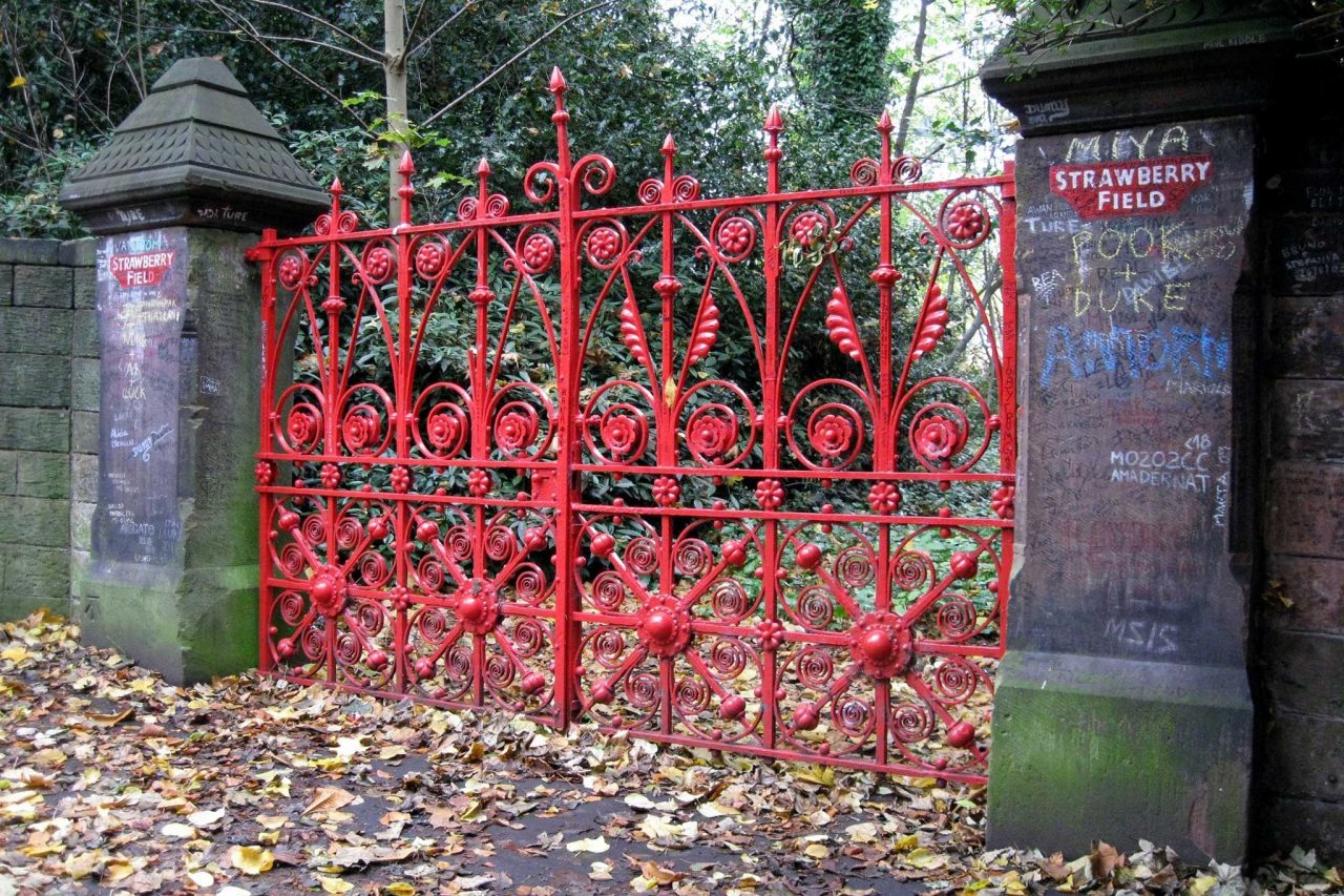 Strawberry Field is one of the stops on the Beatle's Magical Mystery Tour in Liverpool