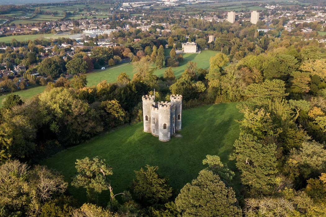 Blaise Castle is a Gothic Revival-style sham castle just a 15-minute drive from Bristol city centre.