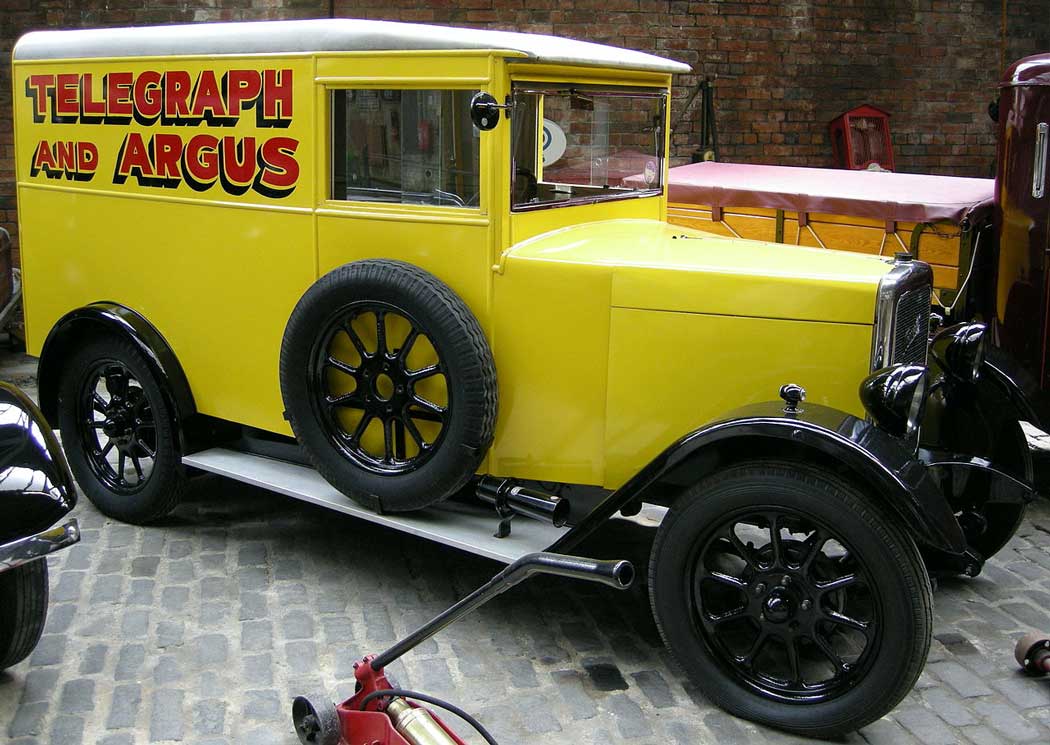 A Jowett Bradford van that was previously used by the Bradford Telegraph and Argus. (Photo: Linda Spashett [CC BY-SA 3.0])