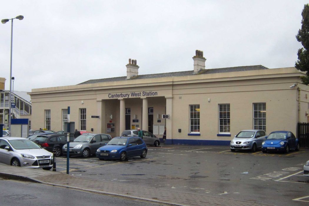 Canterbury West railway station in Kent
