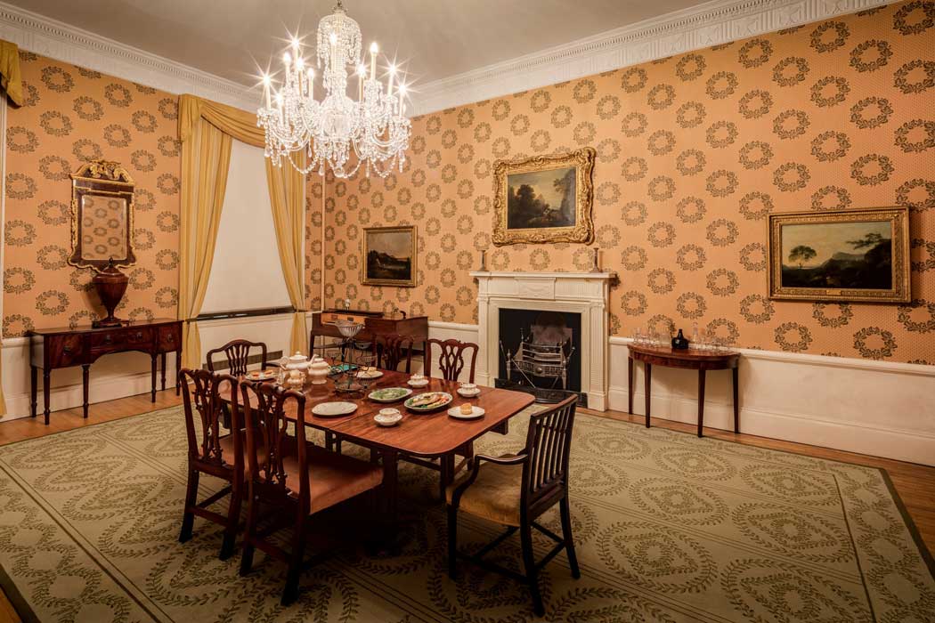 The dining room inside Bolling Hall is decorated in the style of the Georgian era. (Photo: Micheal D Beckwith)