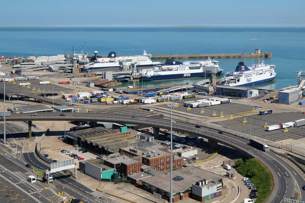 The Eastern Docks at the Port of Dover in Dover, Kent (Photo: DeFacto [CC BY-SA 4.0])