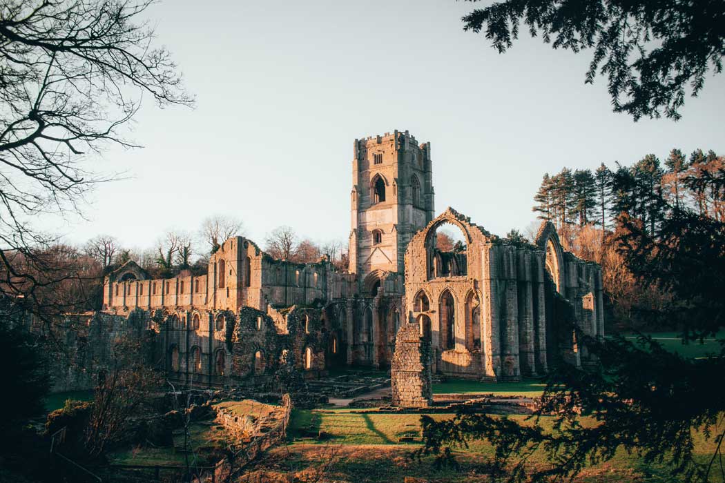 Fountains Abbey is an impressive Cistercian abbey dating from the 12th century. It is part of the Studley Royal Park World Heritage Site. (Photo: Lewis Ashton)
