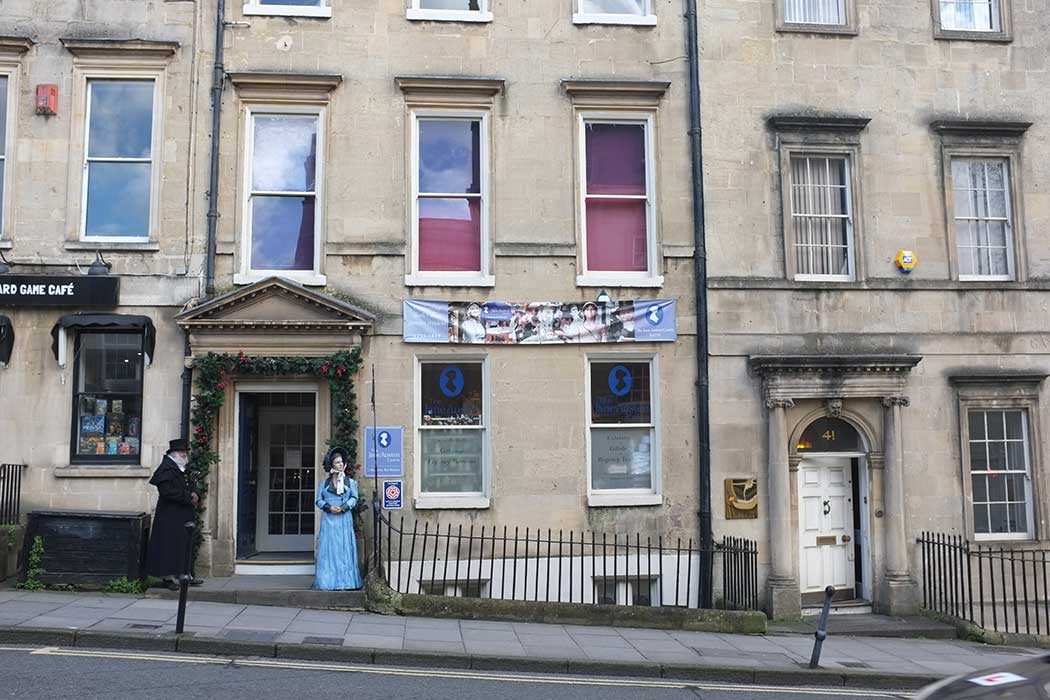 The Jane Austen Centre is a permanent exhibition that tells the story of Jane Austen’s experience in Bath and the impact that this has made on her work. (Photo © 2024 Rover Media)