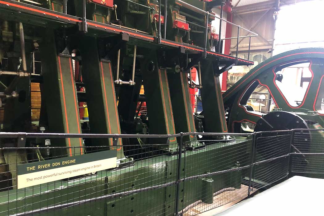 The River Don Engine is the museum’s star attraction. It is Britain’s most powerful working steam engine and there is a regular schedule of live demonstrations. (Photo © 2024 Rover Media)