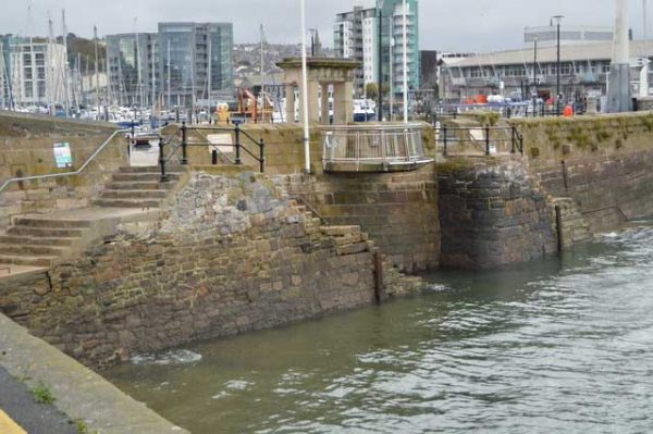 Visiting the Mayflower Steps in Plymouth