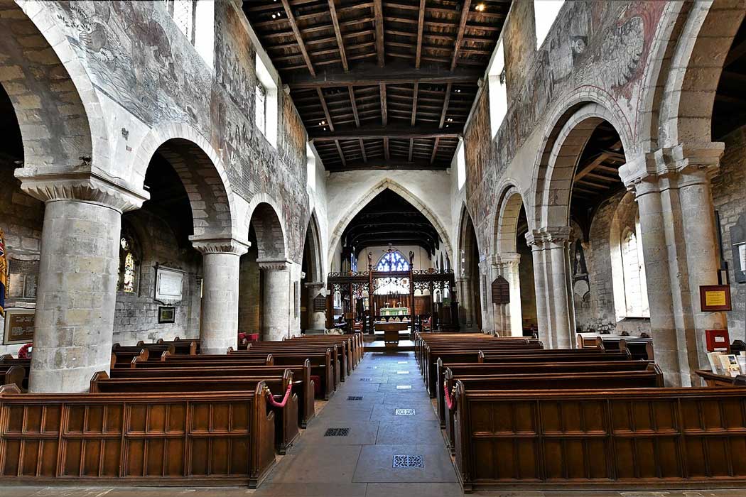 Inside St Peter and St Paul’s Church in Pickering. (Photo: Michael Garlick [CC BY-SA 2.0])