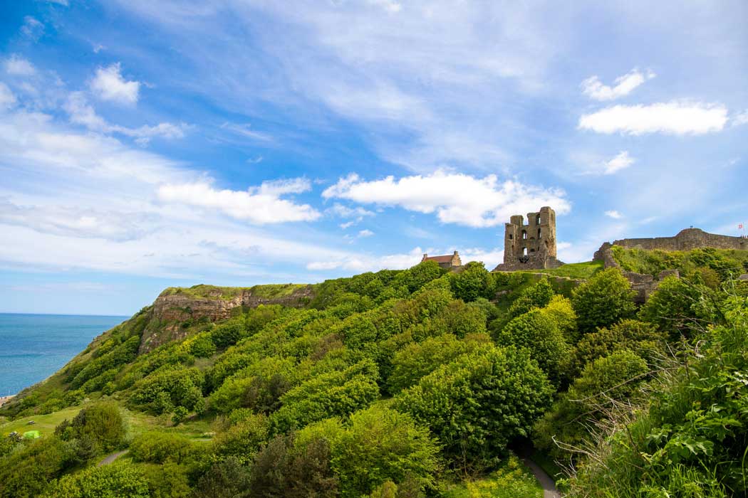 The ruins of the 12th-century Scarborough Castle dominate the town. (Photo by David Roberts)