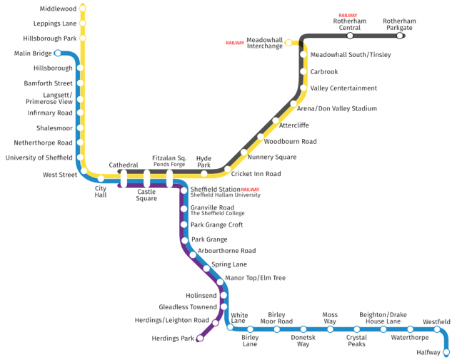 Public transport in Sheffield, Yorkshire | englandrover.com