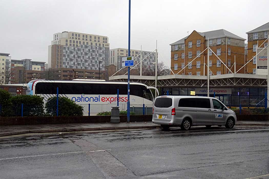 Southampton National Express coach station in Southampton, Hampshire (Photo: John Lucas [CC BY-SA 2.0])