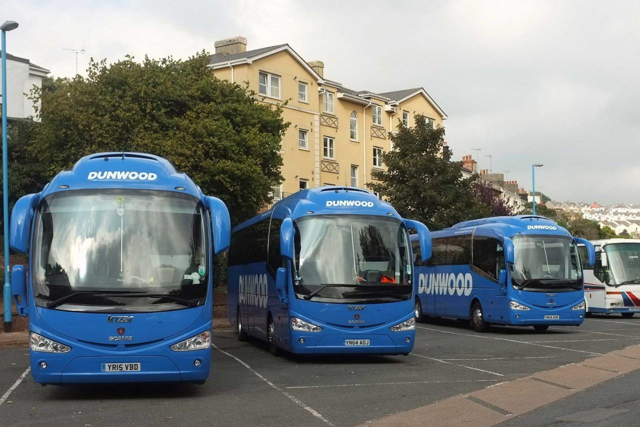 Torquay Coach Station in Torquay (Torbay), Devon (Photo: Derek Harper [CC BY-SA 2.0])