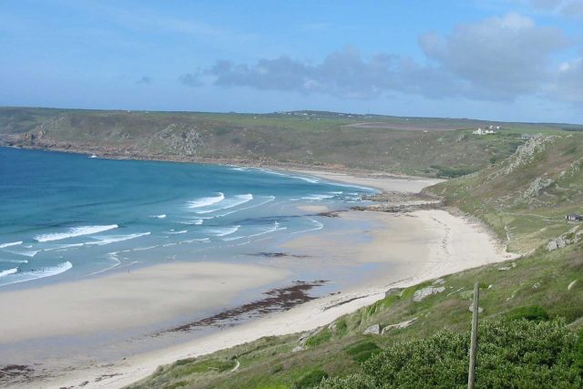Surfing on the Penwith Peninsula