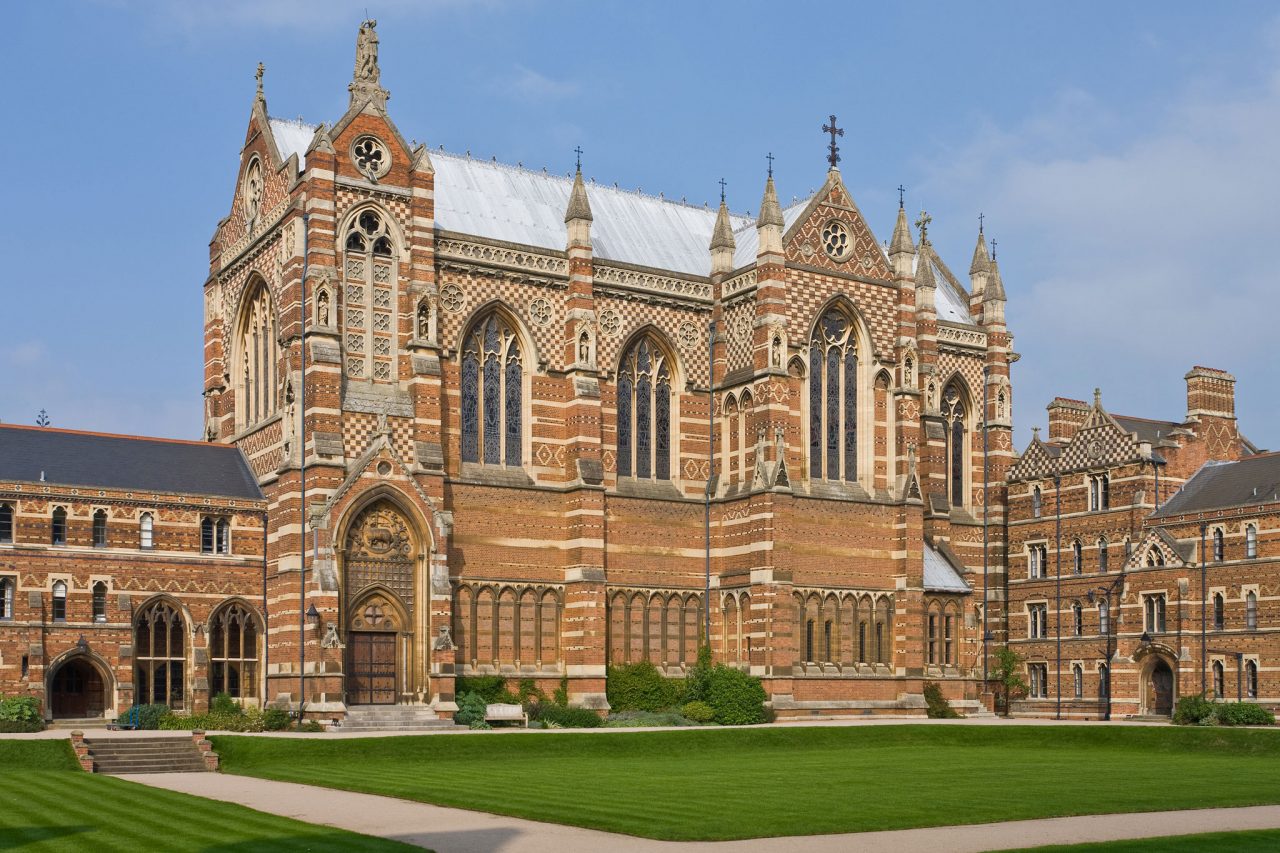 Keble College Chapel in Liddon Quad at Keble College at the University of Oxford (Photo: David Iliff [CC BY-SA 2.5])