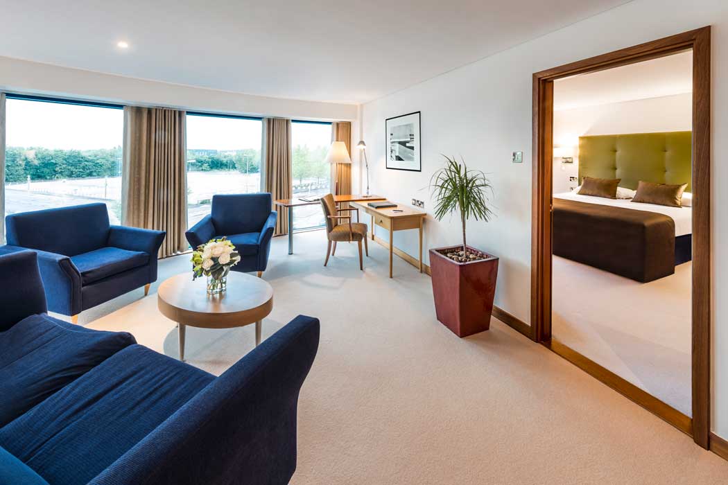 A corner suite with a separate living area. (Photo: IHG)