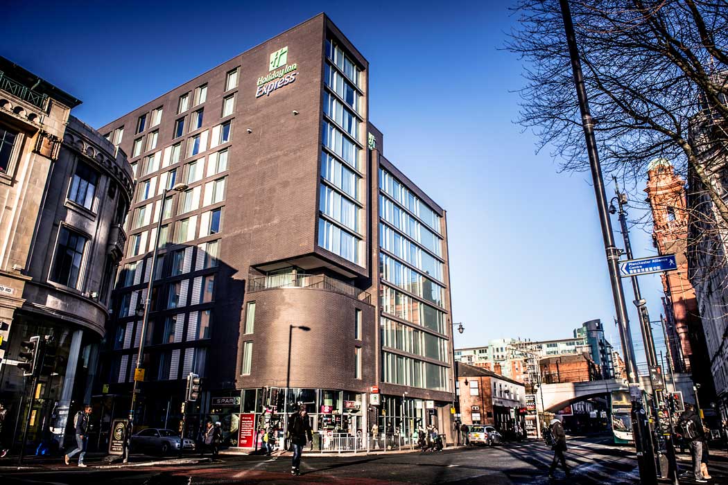 The Holiday Inn Express Manchester City Centre (Oxford Road) hotel is a nice place to stay at the southern edge of the city centre. (Photo: IHG)