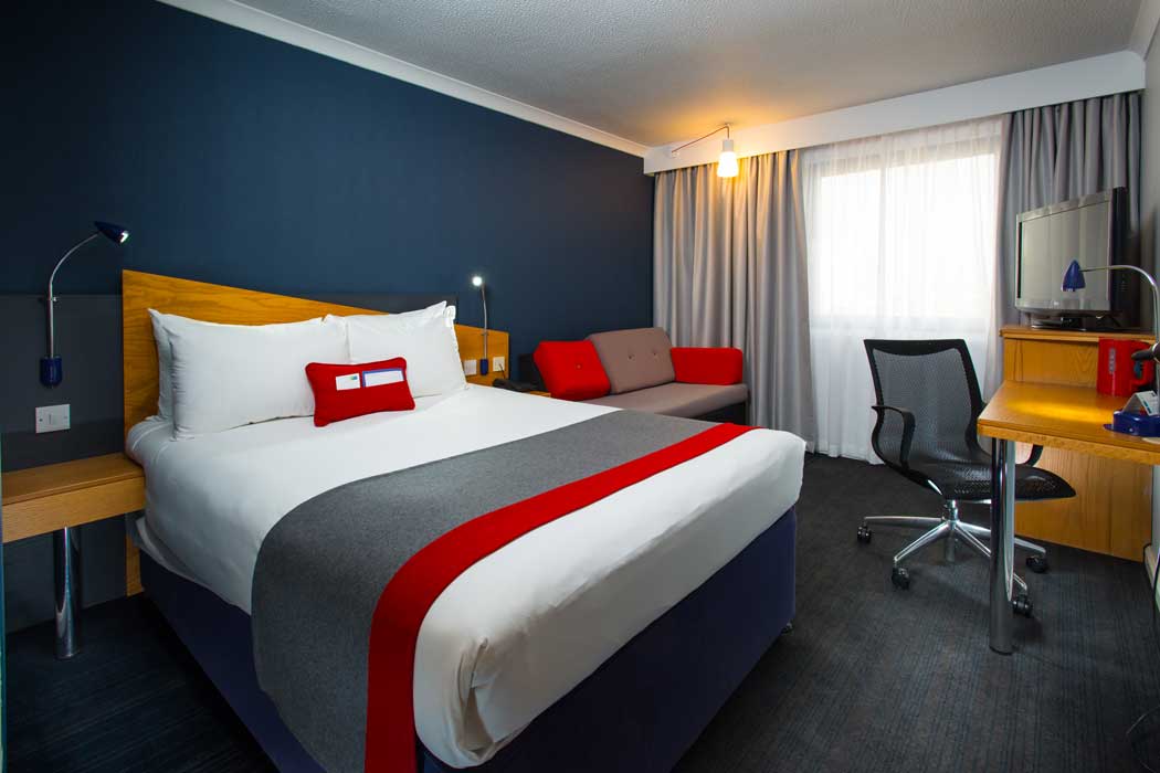 A double room at the Holiday Inn Express Manchester Salford Quays hotel. (Photo: IHG)