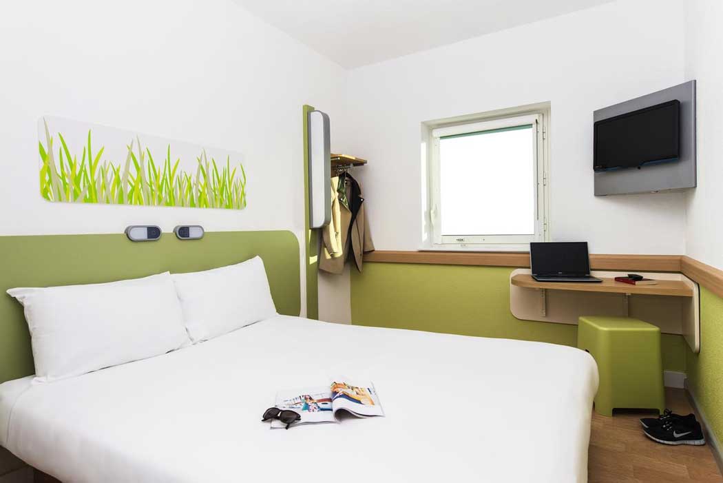 A double room at the ibis budget Manchester Salford Quays hotel. (Photo: ALL – Accor Live Limitless)