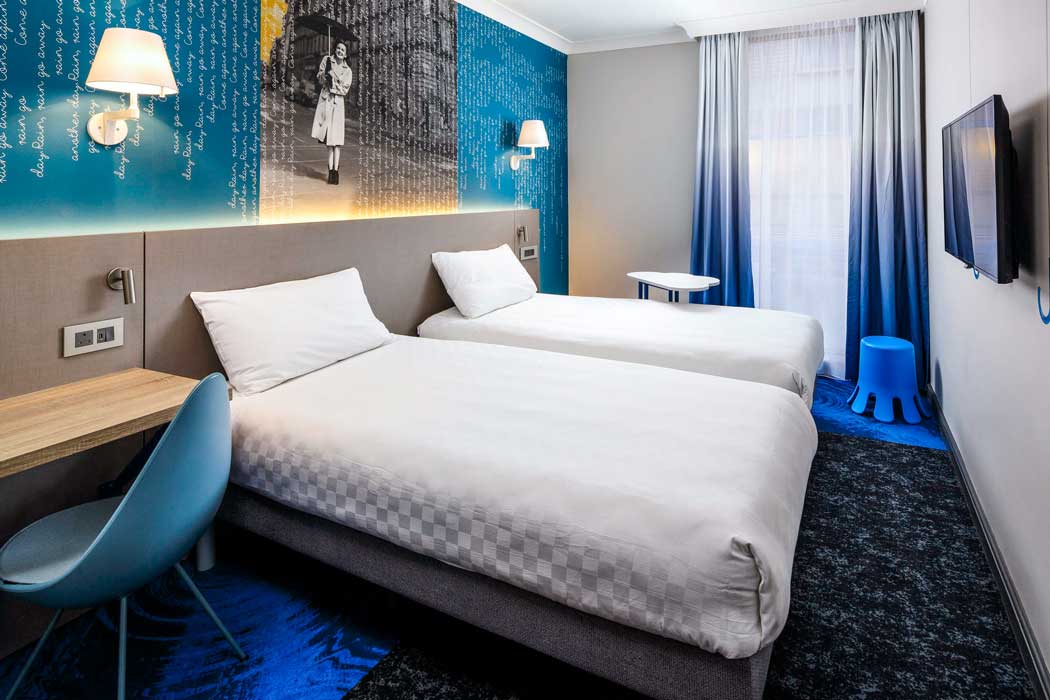 A twin room at the ibis Styles Manchester Portland Hotel. (Photo: ALL – Accor Live Limitless)