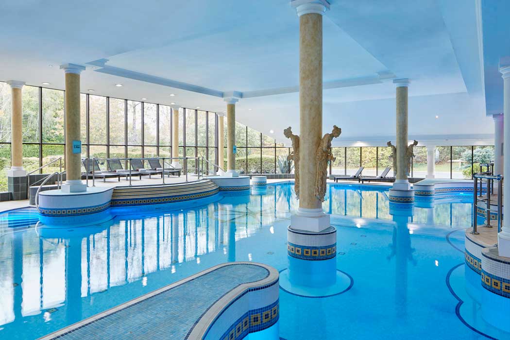The hotel has a large heated indoor swimming pool. (Photo: Marriott)