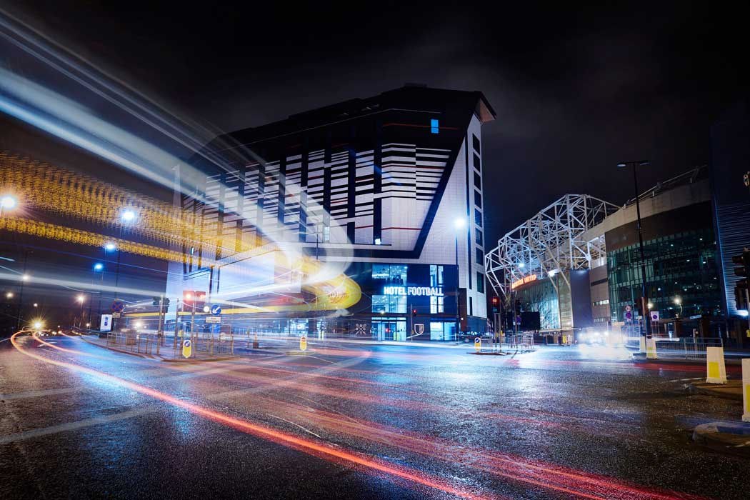 The football-themed Hotel Football is located next to Manchester United’s Old Trafford ground. It is the ideal accommodation option for Manchester United fans. (Photo: Marriott)