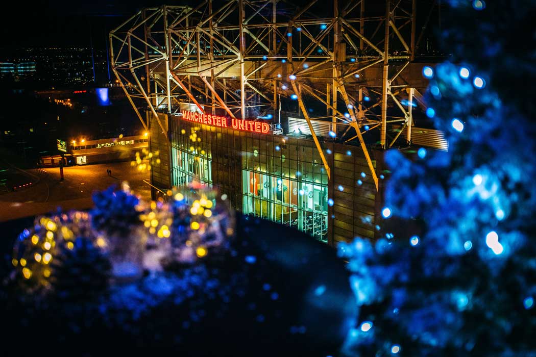 A view of Old Trafford stadium from the hotel’s Heaven rooftop area. (Photo: Marriott)