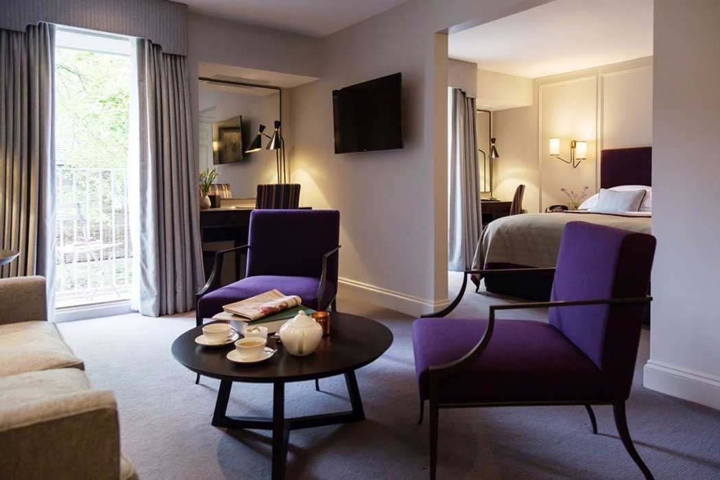 Suites at the Old Parsonage Hotel are larger with separate living and sleeping areas and also feature Nespresso coffee machines and extra TVs.