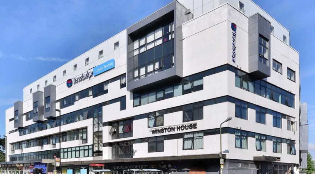 The Travelodge London Finchley hotel is a good value accommodation option in Finchley in London’s northern suburbs. The hotel is close to a tube station with frequent trains into central London. (Photo: Travelodge)