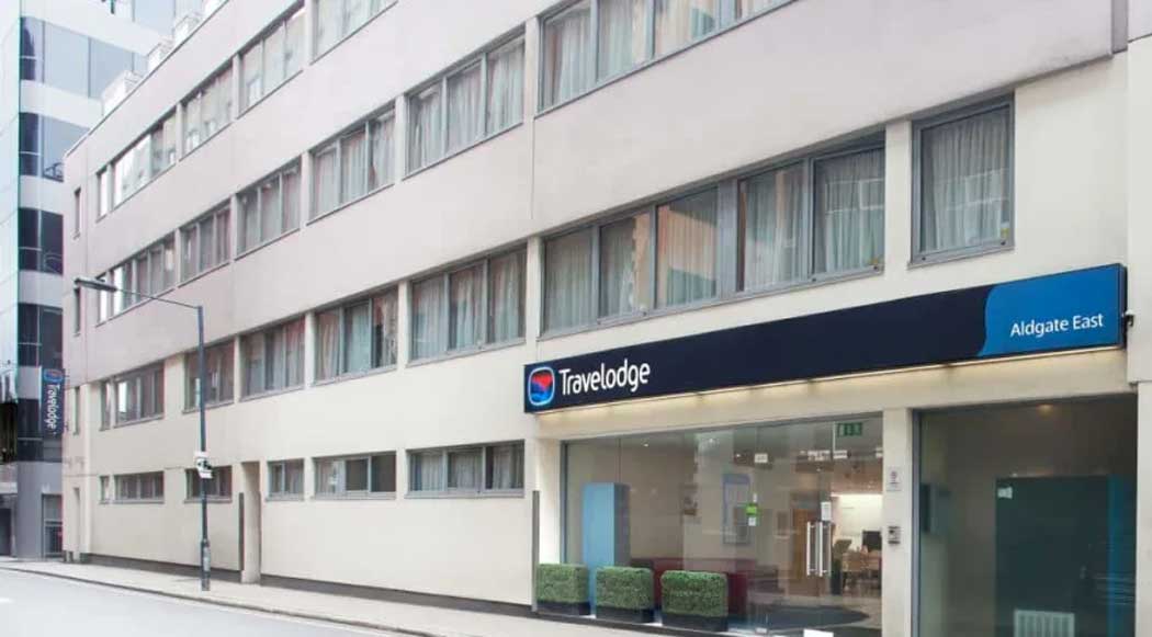 The Travelodge London Central Aldgate East hotel is one of the cheaper hotels in central London and it's just a short walk from the Tower of London, St Katharine Docks and Tower Bridge. (Photo: Travelodge)