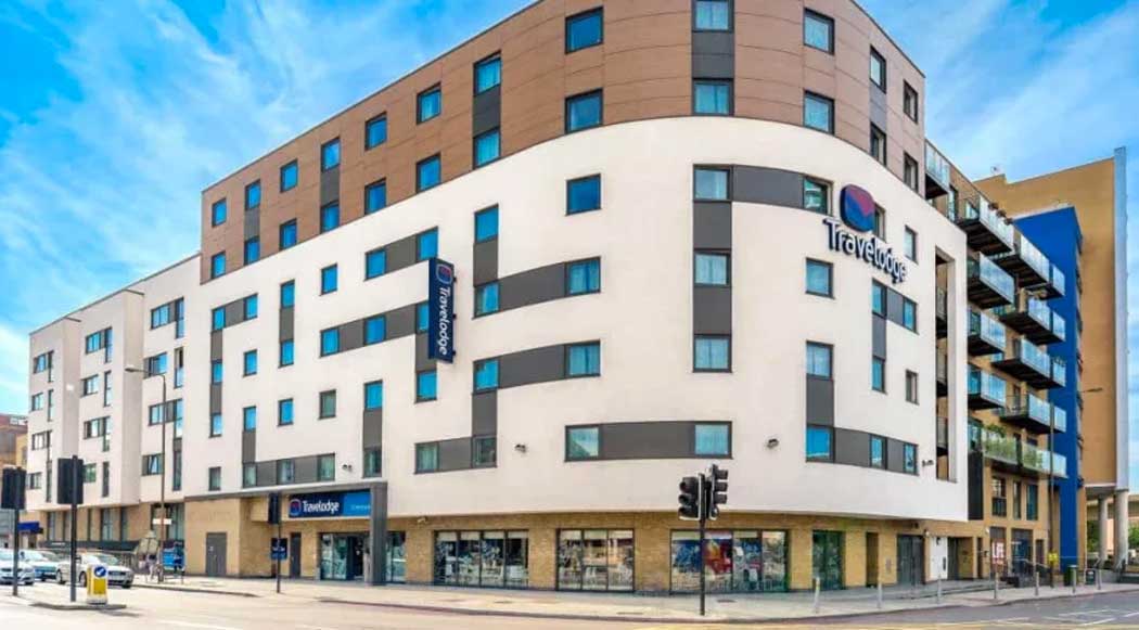 The Travelodge London Greenwich hotel is a big modern budget hotel in Greenwich that is an affordable alternative to city centre hotels but there are other suburban hotels (including the other Travelodge in Greenwich) that have better transport connections into central London. (Photo: Travelodge)