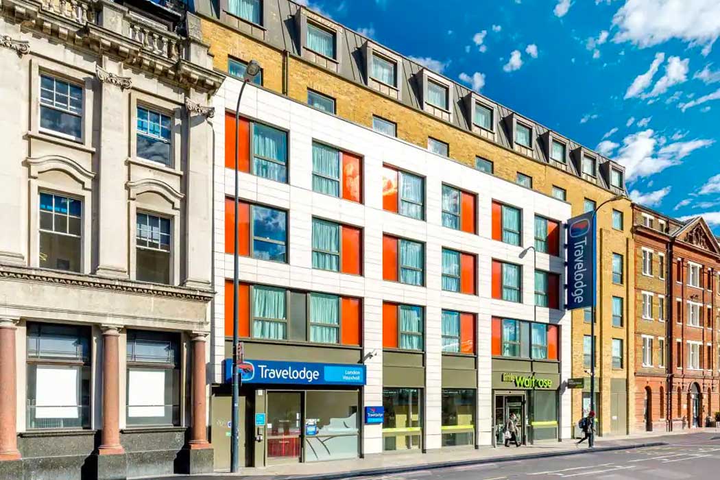 The Travelodge London Vauxhall hotel is a budget hotel close to Vauxhall station, which has excellent transport connections into central London and the hotel is also within walking distance to the Tate Britain and the attractions in Westminster. (Photo © Travelodge)