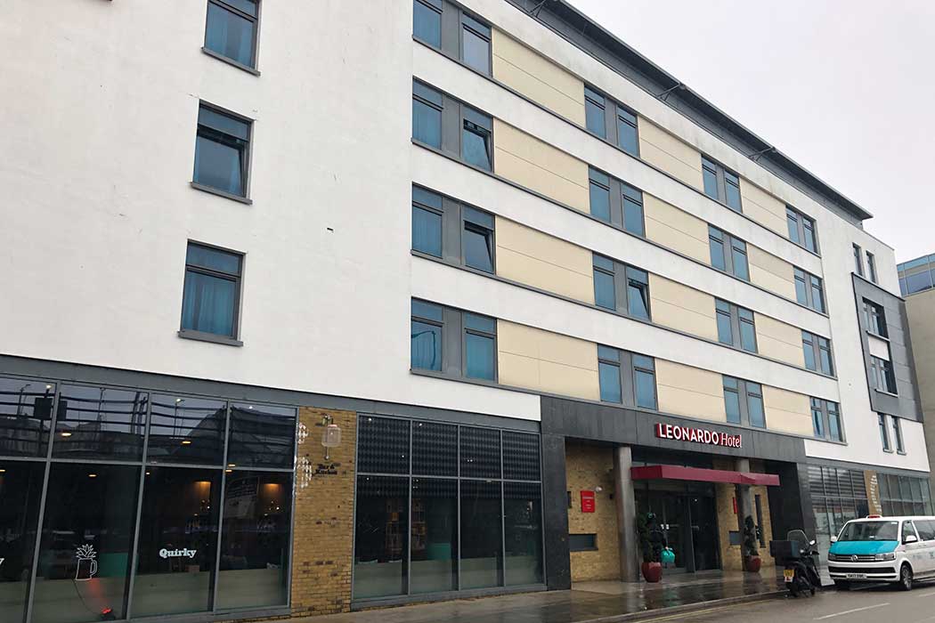 Leonardo Hotel Brighton is a modern mid-range hotel close to Brighton railway station; however, it is not as well-located as other hotels near the station. (Photo © 2024 Rover Media)