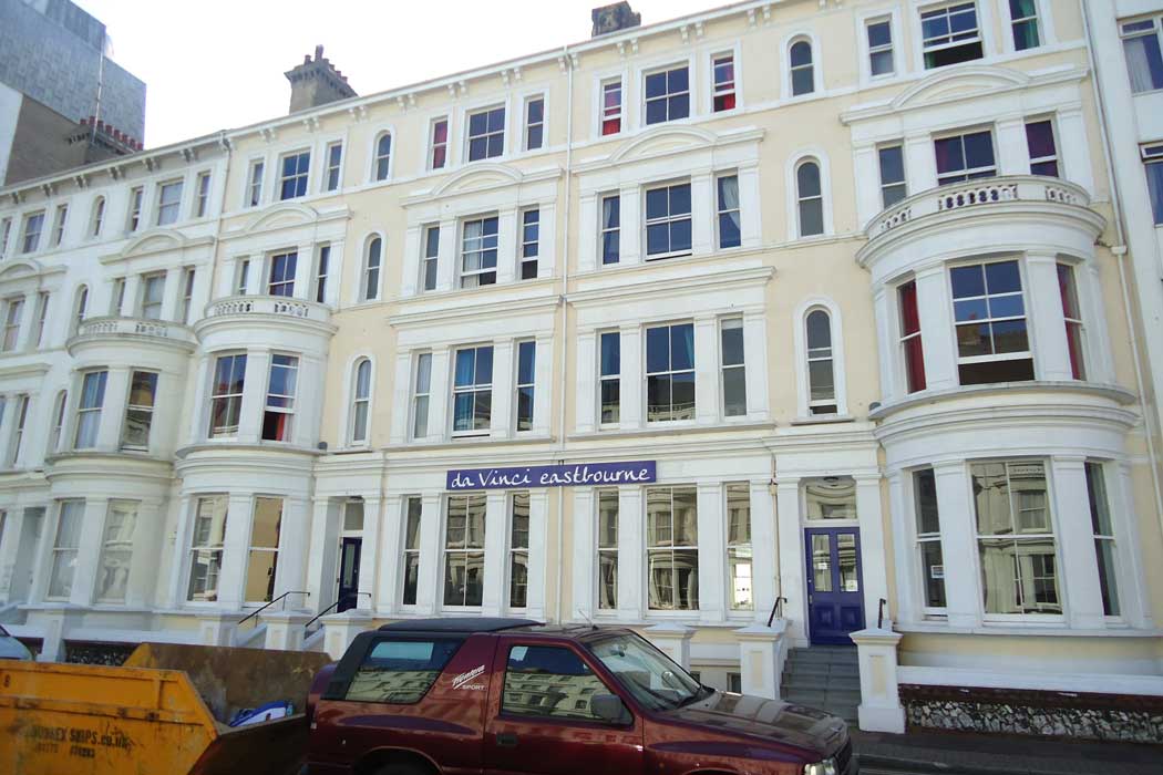 The da Vinci Hotel is a small hotel in a Grade-II listed building overlooking Howard Square, south of Eastbourne’s town centre, that bills itself as ’the UK’s first art hotel'. (Photo: Stacey Harris [CC BY-SA 2.0])