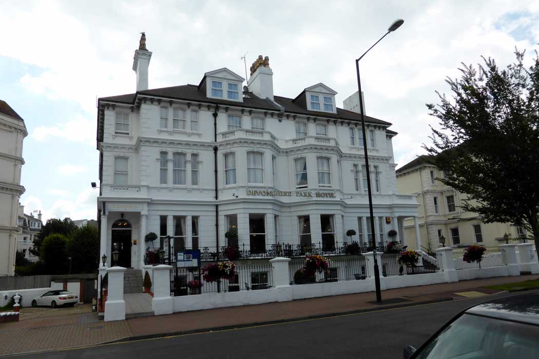 The Devonshire Park Hotel in Eastbourne is a highly-rated three-star hotel in the Devonshire Quarter in Eastbourne, East Sussex. (Photo: Paul Farmer [CC BY-SA 2.0])