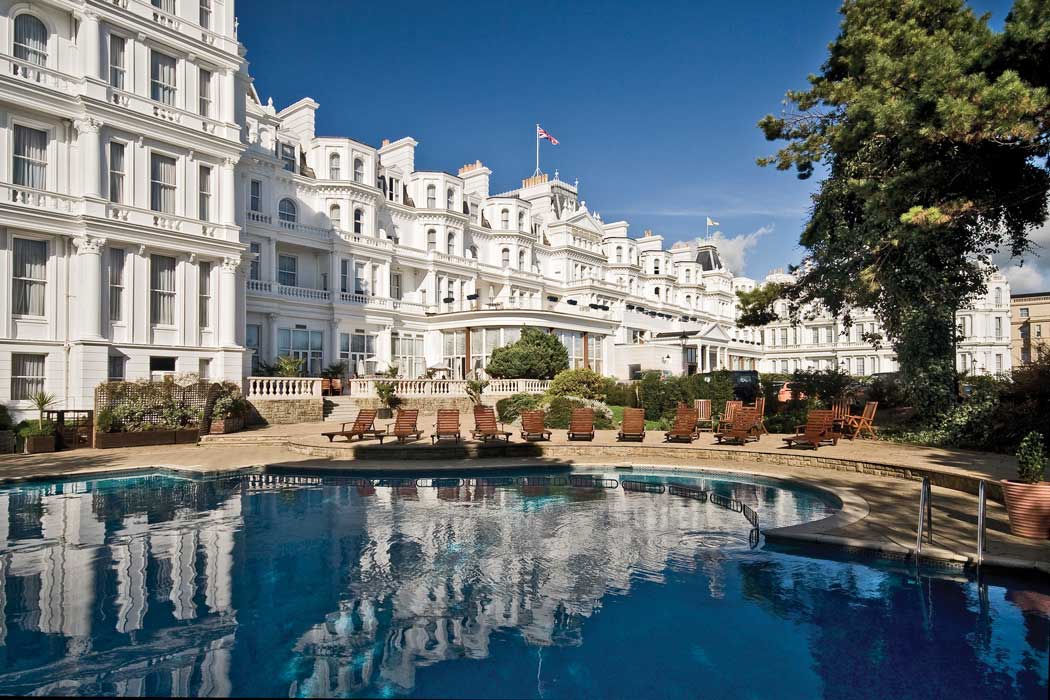 The Grand Hotel in Eastbourne, East Sussex is the only five-star hotel on the British coastline. (Photo: Grand Hotel Eastbourne)