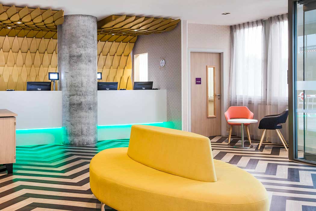 The reception area at the ibis Styles London Heathrow Airport hotel. (Photo: ALL – Accor Live Limitless)
