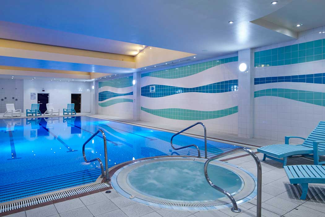 The hotel has a heated indoor swimming pool. (Photo: Marriott)