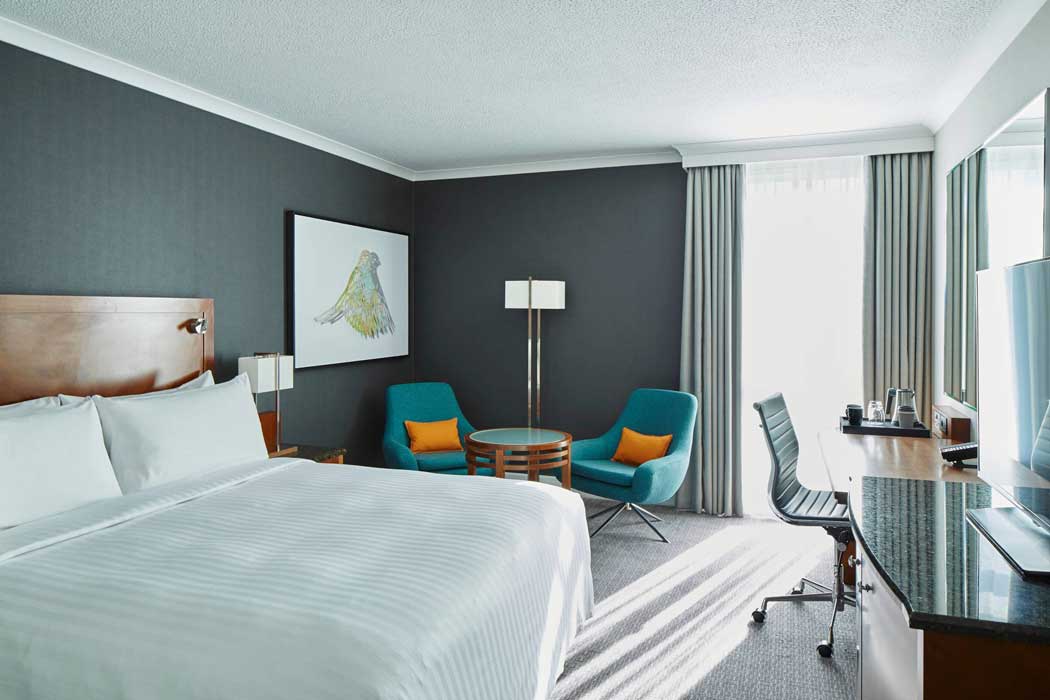 A superior king guest room. (Photo: Marriott)