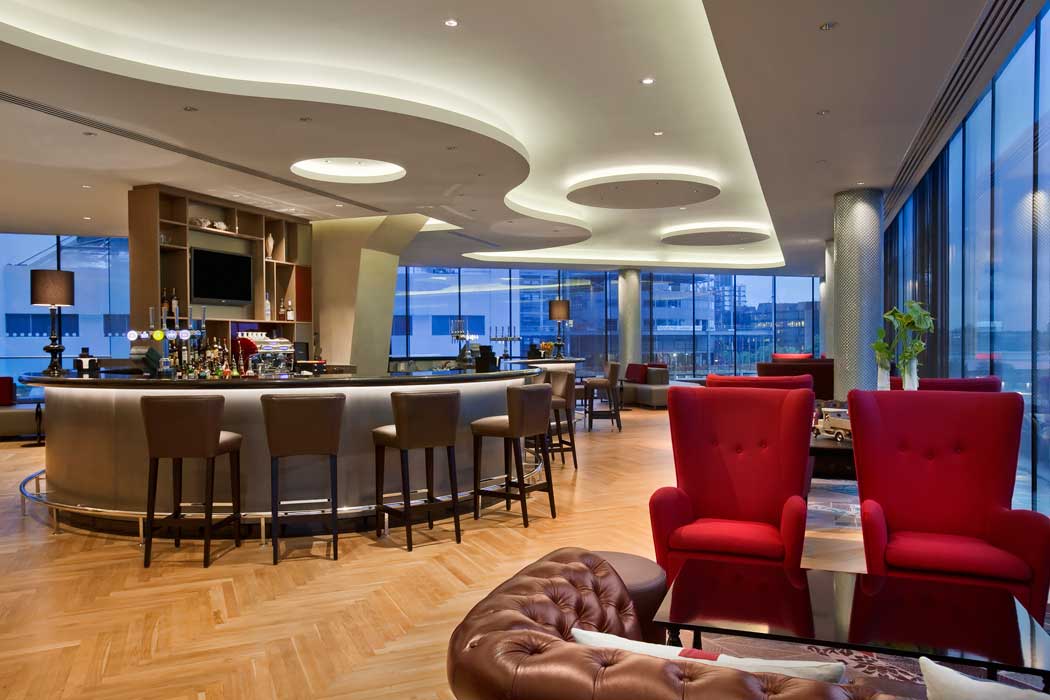 Icons Bar, Grill and Terrace at the Hilton London Wembley hotel. (Photo © 2019 Hilton)