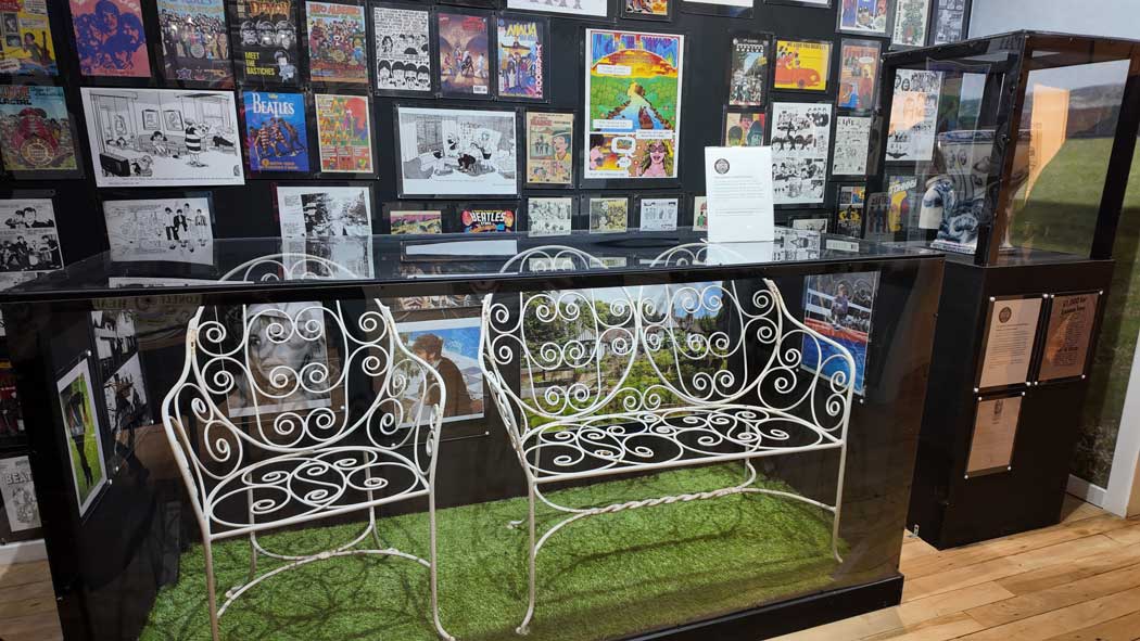 The Liverpool Beatles Museum is full of authentic Beatles artefacts including John Lennon’s garden furniture and even his toilet. (Photo © 2024 Rover Media Pty Ltd)